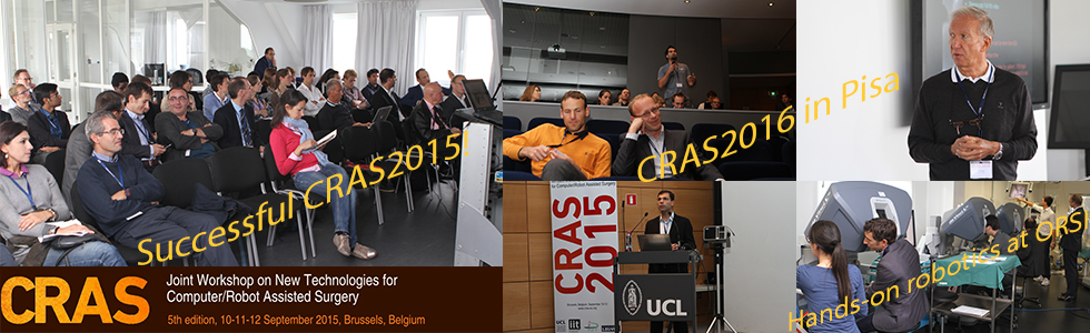 CRAS2015 - 10-11-12 September 2015, Brussels, Belgium