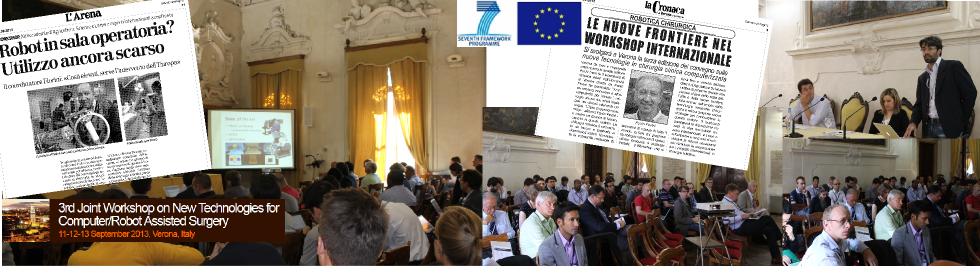 Pictures and press coverage of the CRAS 2013 workshop